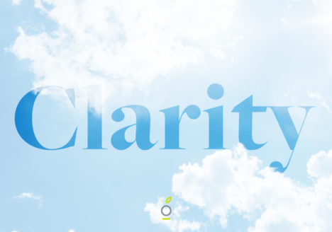 Blue Sky clouds sun, CLARITY