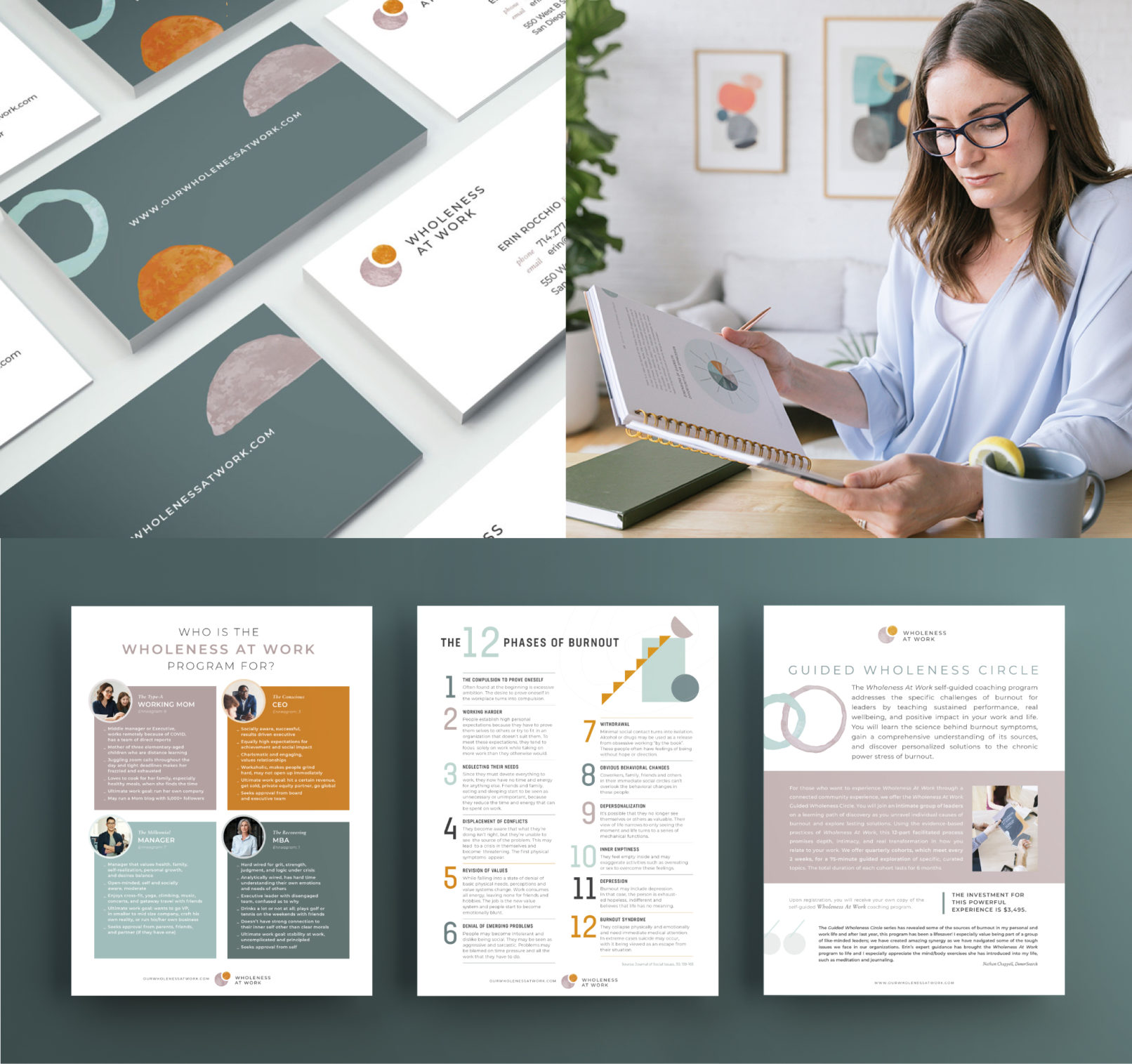 Collateral Items Business Card, resource sheets