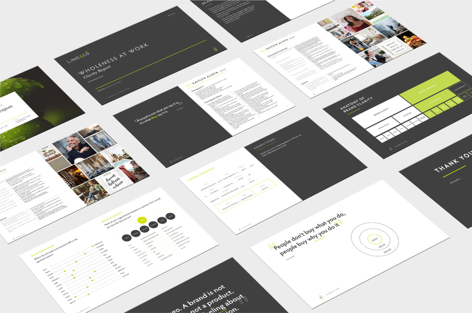 pages from the brand clarity report