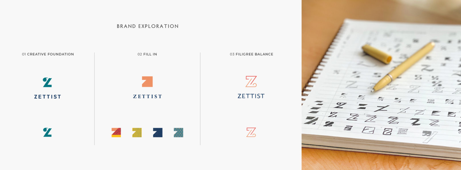 Marketing Company Branding: different logo explorations and options