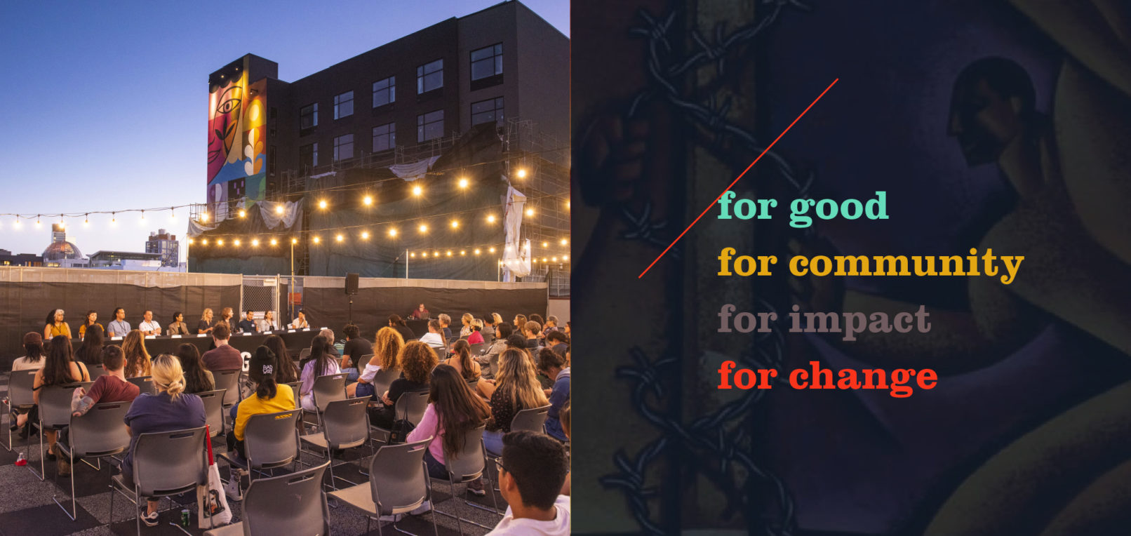 event photo and typography sample