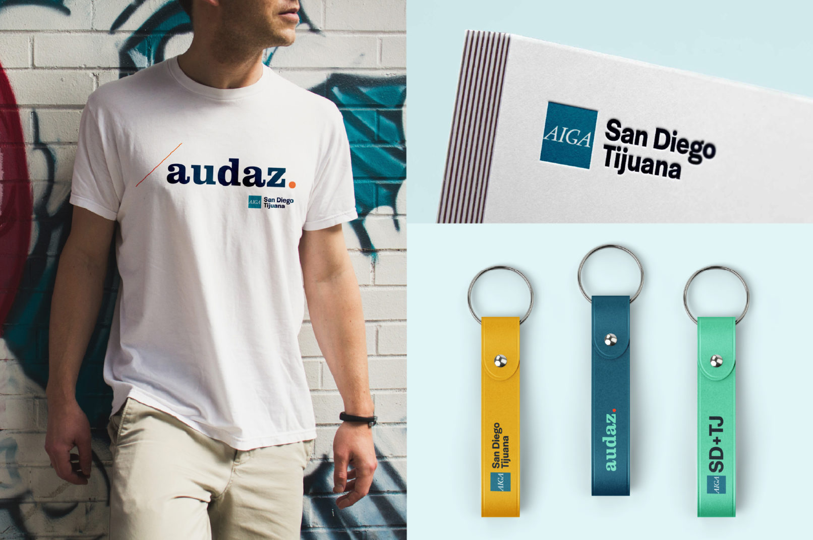 different application samples: t-Shirt, Embossing, Keychains