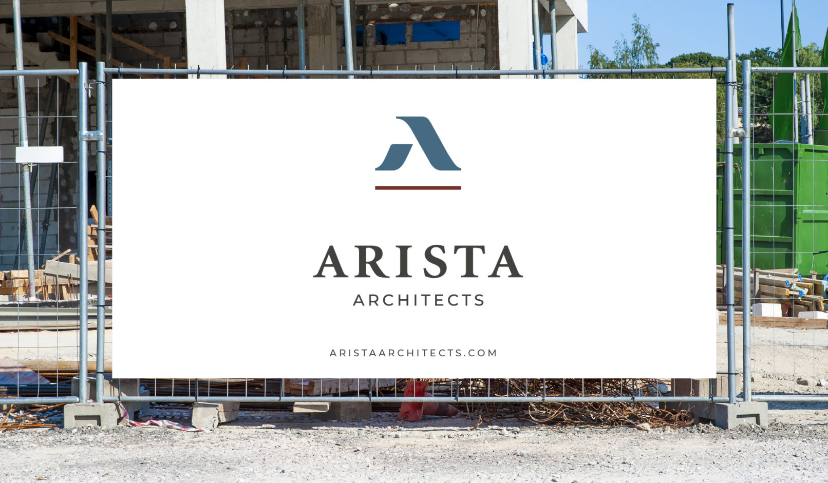 Arista Brand Identity Construction Sign