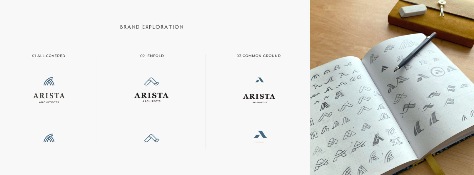 Arista Brand Identity Logo Concept Options