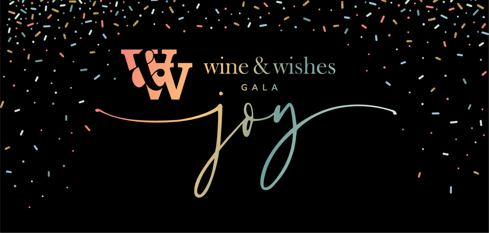 Event Branding: Wine and Wishes Gala Logo