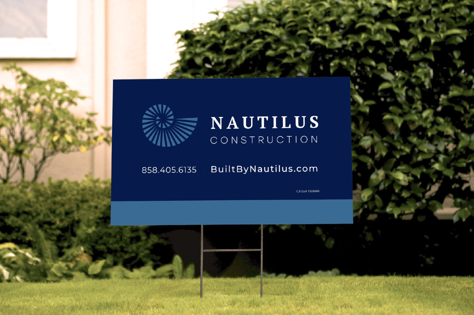 Nautilus Branding Yard Sign