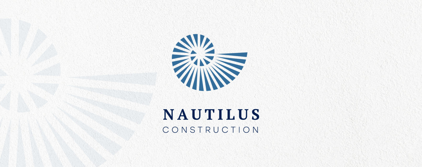 Nautilus Construction Branding logo