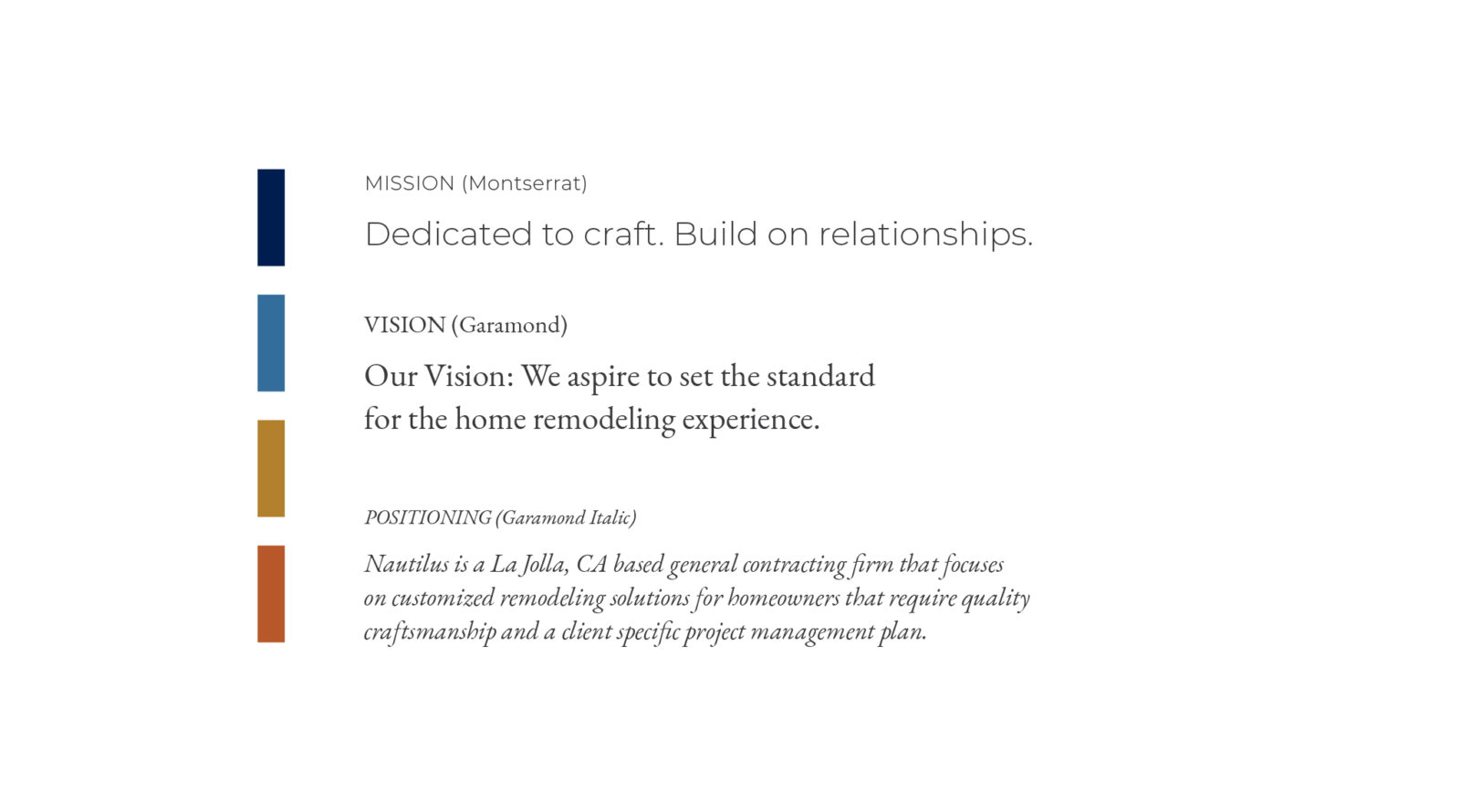 Nautilus Branding Typography