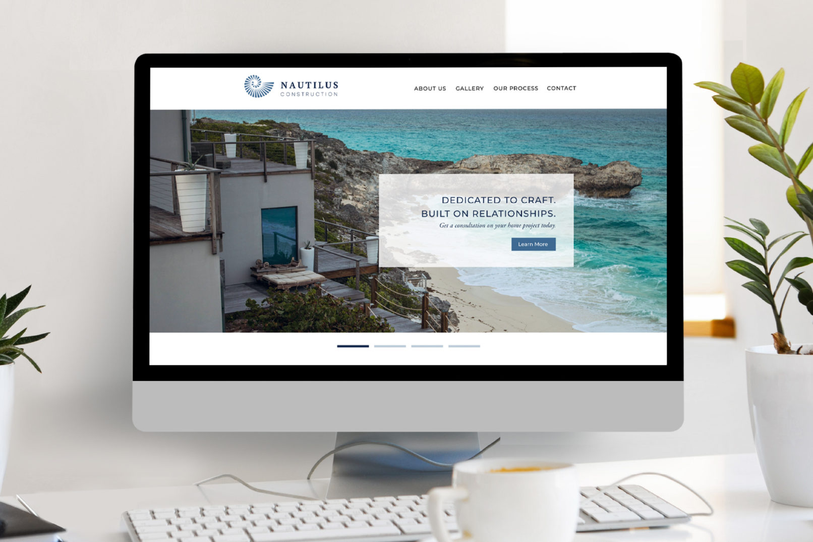 Nautilus Branding Website Home Page
