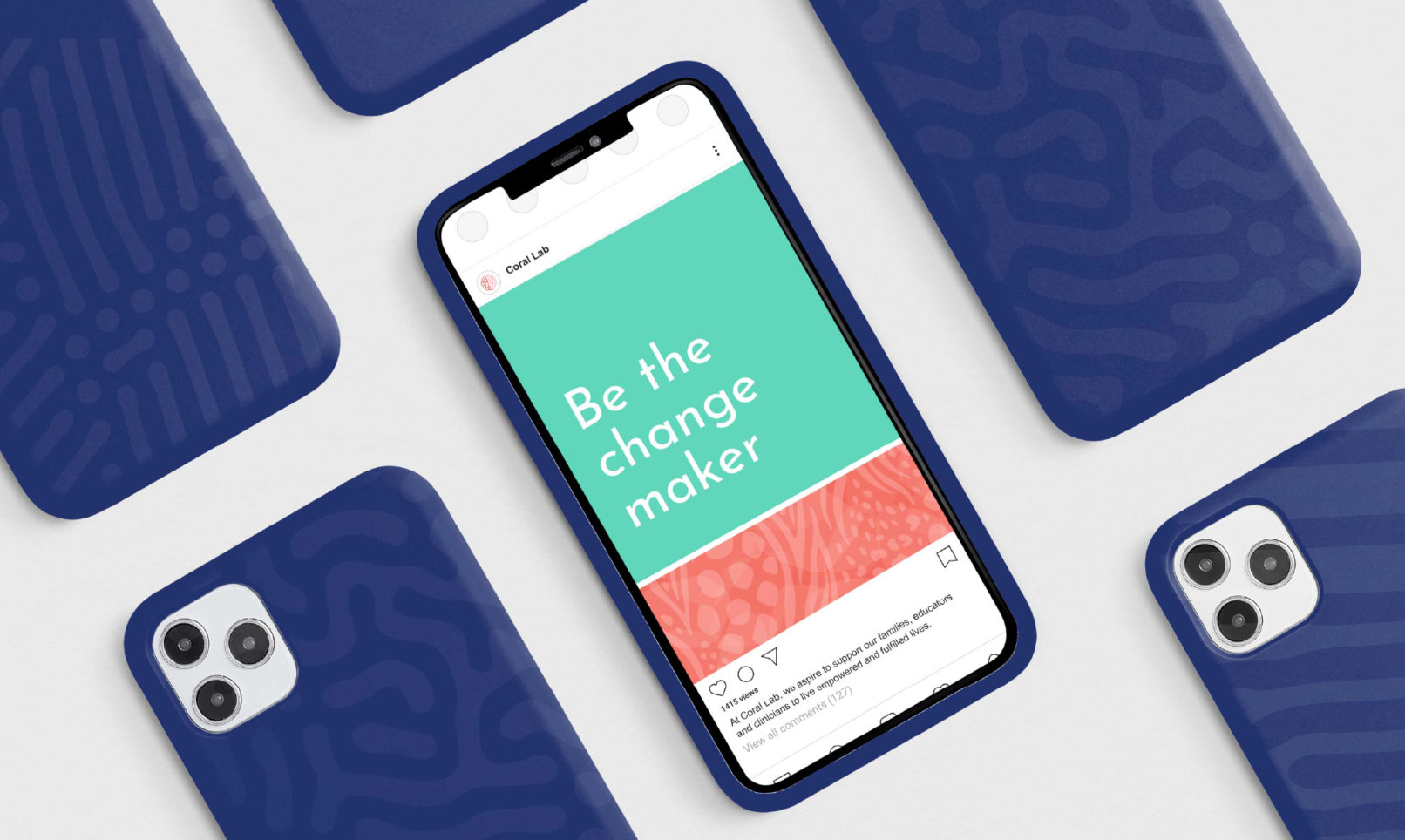 Research Lab Branding San Diego: CORAL Instagram post